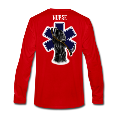 Nurse Long Sleeve - red