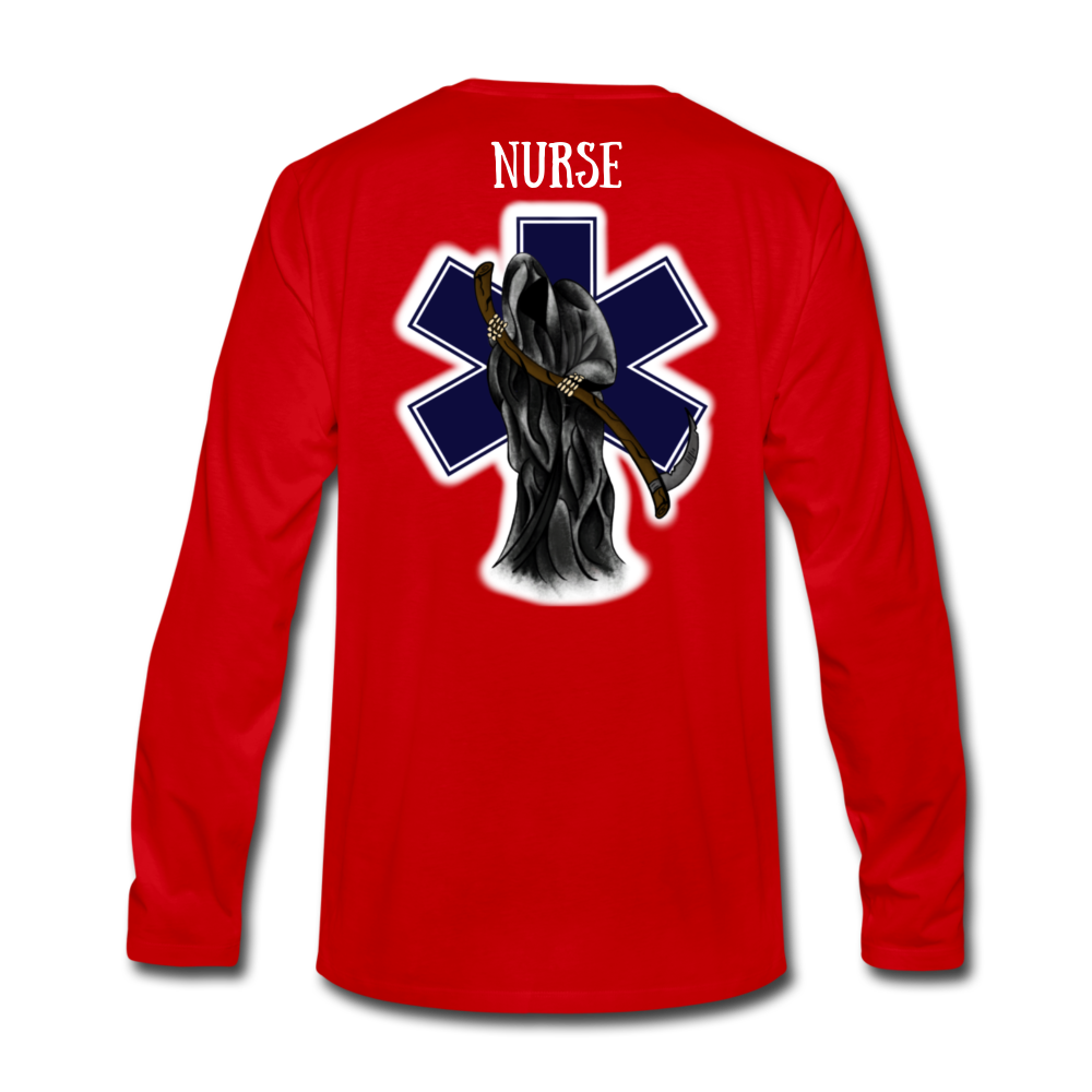 Nurse Long Sleeve - red