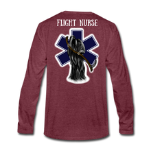 Load image into Gallery viewer, Flight Nurse Long Sleeve - heather burgundy
