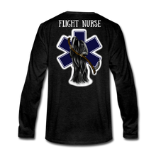 Load image into Gallery viewer, Flight Nurse Long Sleeve - charcoal gray
