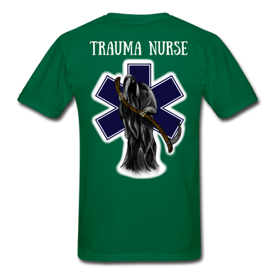 Trauma Nurse Short Sleeve - bottlegreen