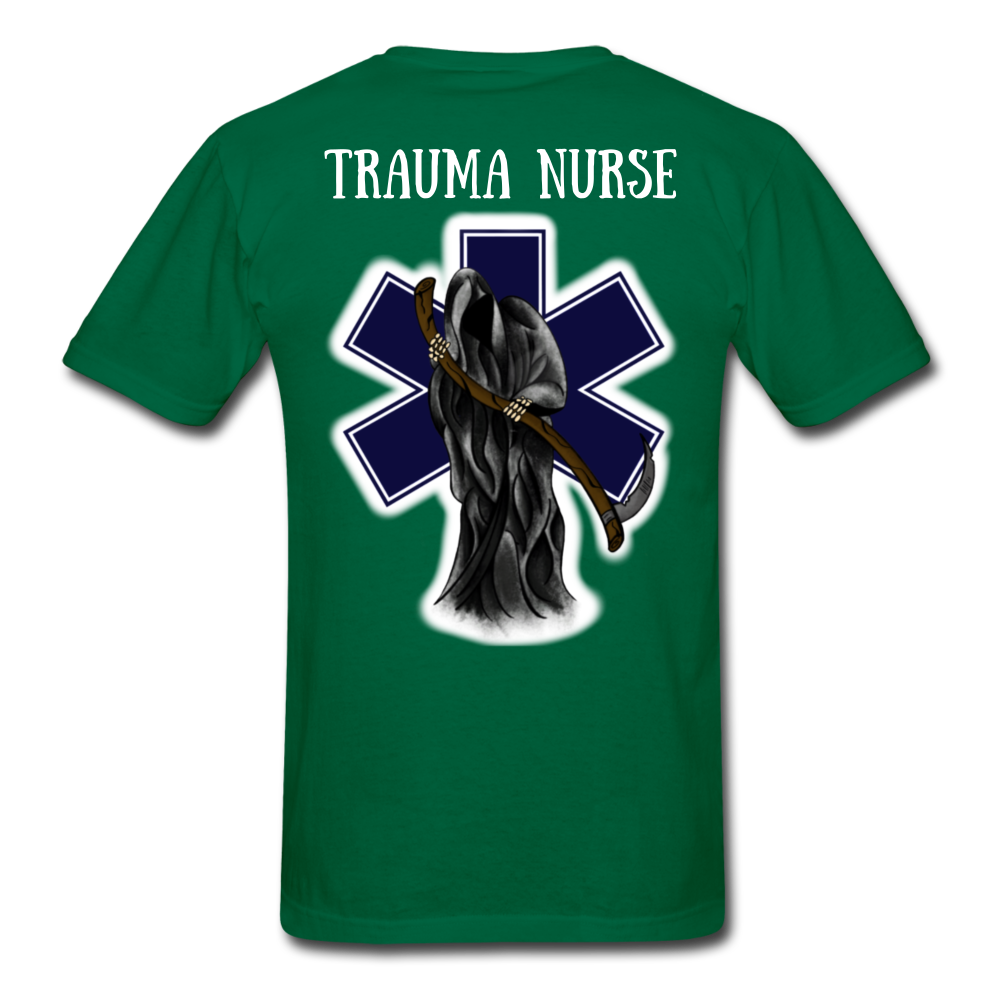 Trauma Nurse Short Sleeve - bottlegreen