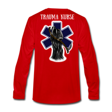 Load image into Gallery viewer, Trauma Nurse Long Sleeve - red
