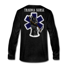 Load image into Gallery viewer, Trauma Nurse Long Sleeve - charcoal gray
