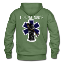 Load image into Gallery viewer, Trauma Nurse Hoodie - military green
