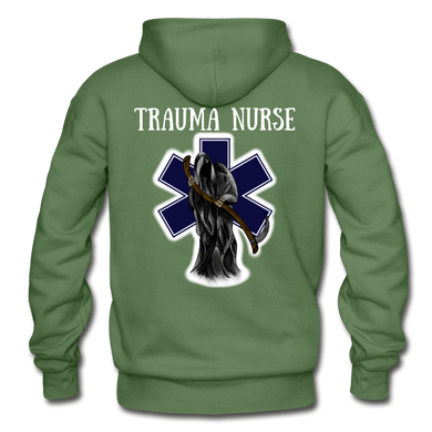 Trauma Nurse Hoodie - military green