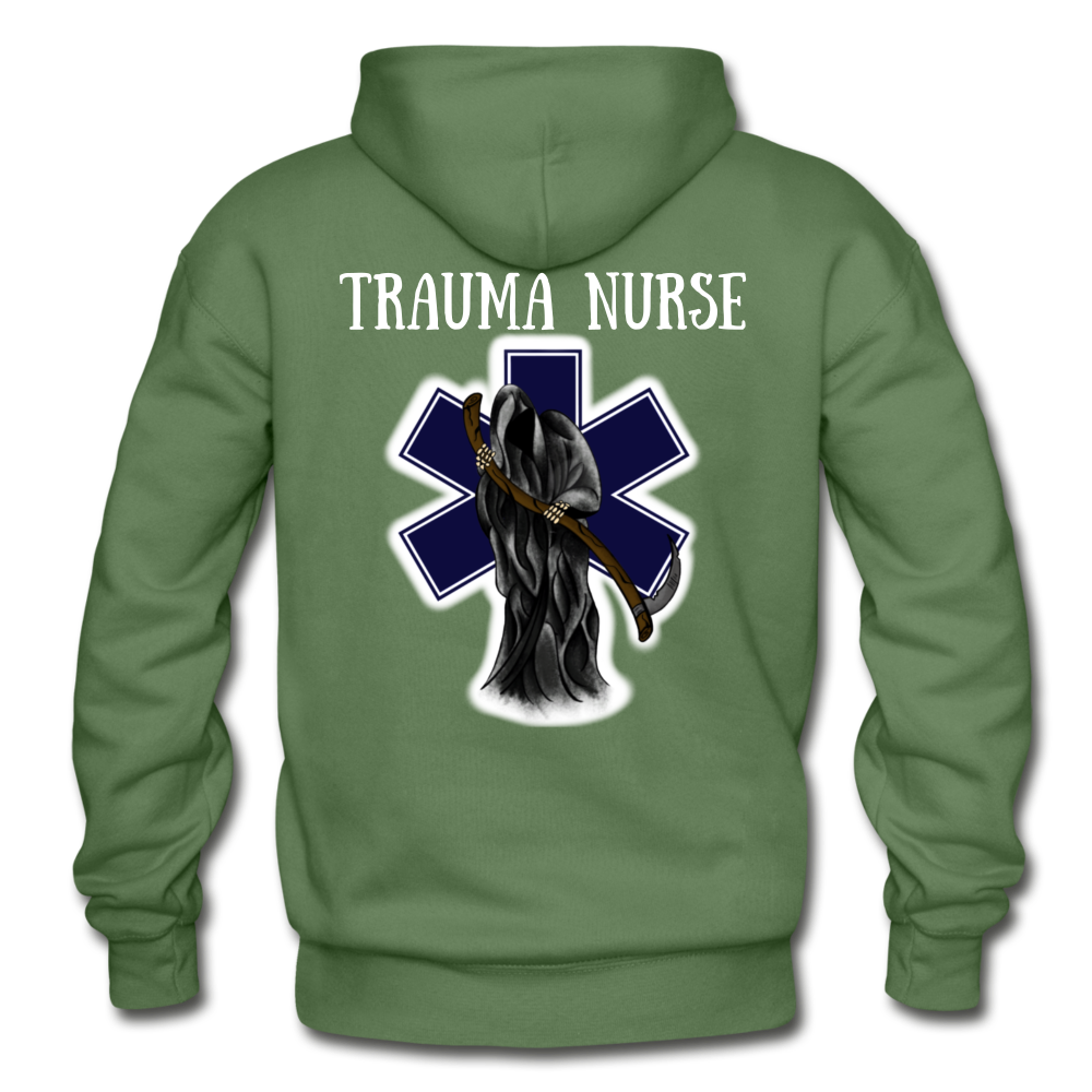 Trauma Nurse Hoodie - military green