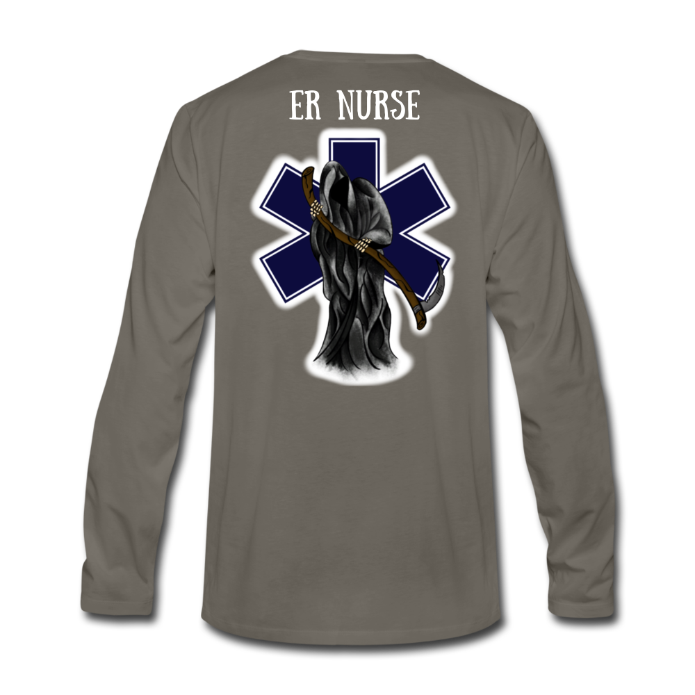 ER Nurse Long Sleeve - asphalt gray