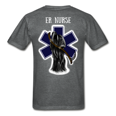 ER Nurse Short Sleeve - deep heather