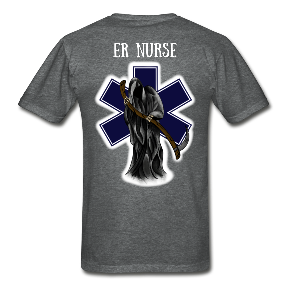 ER Nurse Short Sleeve - deep heather