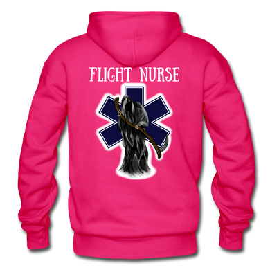 Flight Nurse Hoodie - fuchsia