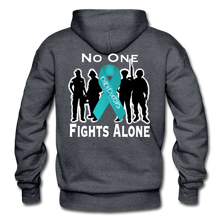 Load image into Gallery viewer, PTSD - Fight Together Hoodie - charcoal gray
