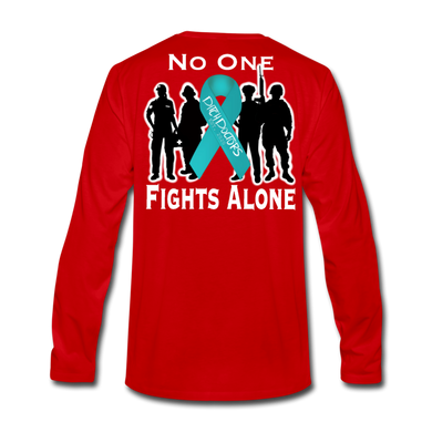 PTSD - Fight Together Long Sleeve - red