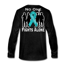 Load image into Gallery viewer, PTSD - Fight Together Long Sleeve - charcoal gray
