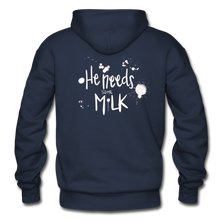 Load image into Gallery viewer, He Needs Some Milk Hoodie - navy
