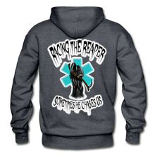 Load image into Gallery viewer, PTSD Awareness Hoodie - charcoal gray
