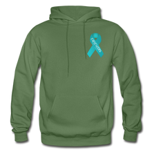 Load image into Gallery viewer, PTSD Awareness Hoodie - military green
