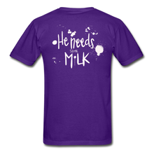 Load image into Gallery viewer, He Needs Some Milk Short Sleeve - purple
