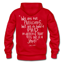 Load image into Gallery viewer, Doc Olds PhD Hoodie - red
