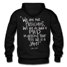 Load image into Gallery viewer, Doc Olds PhD Hoodie - black
