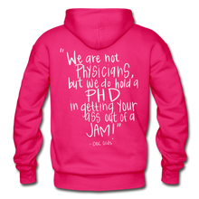 Load image into Gallery viewer, Doc Olds PhD Hoodie - fuchsia
