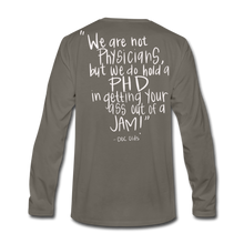 Load image into Gallery viewer, Doc Olds PhD Long Sleeve - asphalt gray
