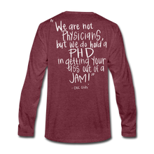 Load image into Gallery viewer, Doc Olds PhD Long Sleeve - heather burgundy
