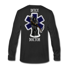 Load image into Gallery viewer, Ditch Doctor Reaper Logo Long Sleeve - black
