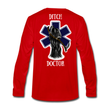 Load image into Gallery viewer, Ditch Doctor Reaper Logo Long Sleeve - red
