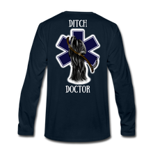 Load image into Gallery viewer, Ditch Doctor Reaper Logo Long Sleeve - deep navy
