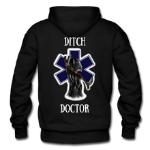 Load image into Gallery viewer, Ditch Doctor Reaper Logo Hoodie - black
