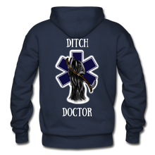 Load image into Gallery viewer, Ditch Doctor Reaper Logo Hoodie - navy
