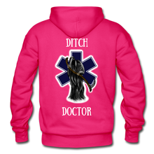 Load image into Gallery viewer, Ditch Doctor Reaper Logo Hoodie - fuchsia
