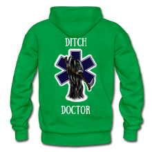 Load image into Gallery viewer, Ditch Doctor Reaper Logo Hoodie - kelly green
