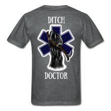 Load image into Gallery viewer, Ditch Doctor Reaper Logo Short Sleeve - deep heather
