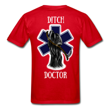 Load image into Gallery viewer, Ditch Doctor Reaper Logo Short Sleeve - red
