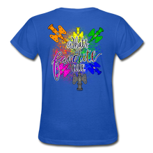 Load image into Gallery viewer, What&#39;s Your Favorite Color Ladies Short Sleeve - royal blue
