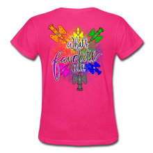 Load image into Gallery viewer, What&#39;s Your Favorite Color Ladies Short Sleeve - fuchsia
