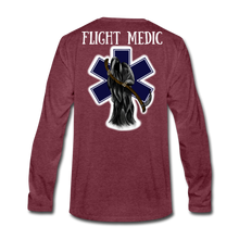 Load image into Gallery viewer, Flight Medic Long Sleeve - heather burgundy
