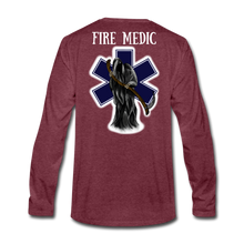 Load image into Gallery viewer, Fire Medic Long Sleeve - heather burgundy
