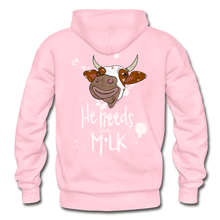 Load image into Gallery viewer, He Needs Some Milk Hoodie - light pink
