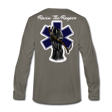 Racin' The Reaper Long Sleeve - asphalt gray