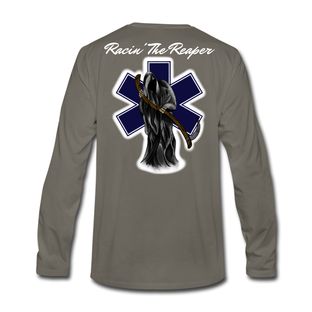 Racin' The Reaper Long Sleeve - asphalt gray