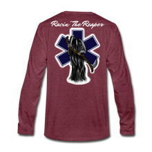 Load image into Gallery viewer, Racin&#39; The Reaper Long Sleeve - heather burgundy
