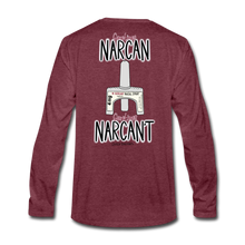 Load image into Gallery viewer, Narcan Long Sleeve - heather burgundy
