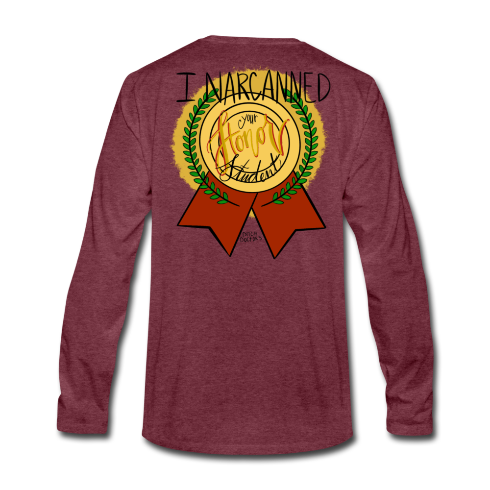 4.0 Long Sleeve - heather burgundy