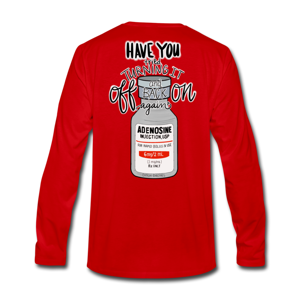 Adenosine Long Sleeve - red