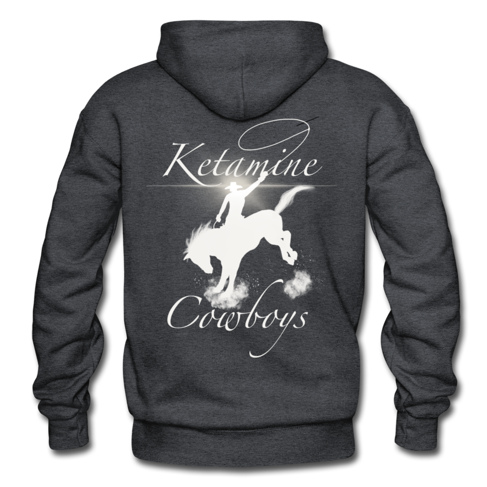 Ketamine Cowboy Hoodie - charcoal gray