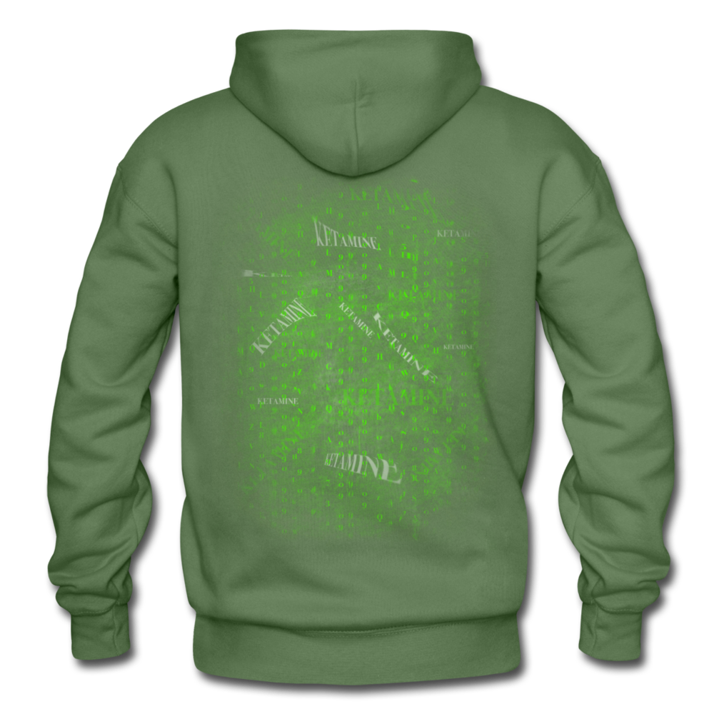 Ketamine Matrix Hoodie - military green