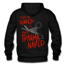 Load image into Gallery viewer, Trauma Naked Hoodie - black
